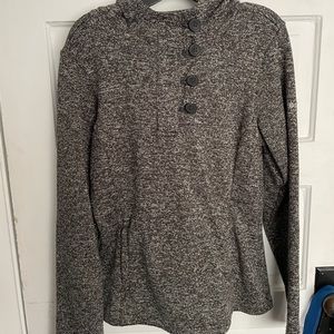 Women’s Speckled Grey Columbia Sweater
